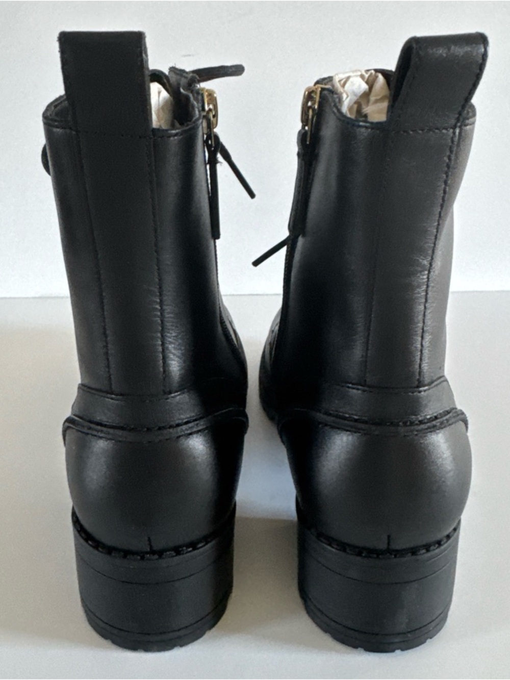 Cole Haan Women’s Camea Lace Up Black Combat Boot 8.5 - Picture 7 of 8